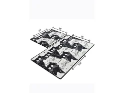Alfombra De Baño|Ropa De Cama-Alfombra de baño Set (2 piezas) White Cats Multicolor
