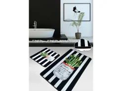 Alfombra de baño Set (2 piezas) Aloevera Multicolor