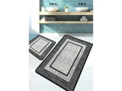 Outlet Alfombra de baño Set (2 piezas) Patra Multicolor