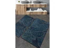Alfombra de baño Set (3 piezas) Zeleno Multicolor