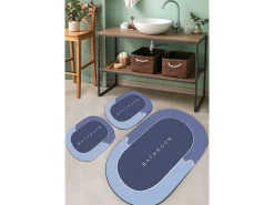 Alfombra de baño Set (3 piezas) Skylife Multicolor