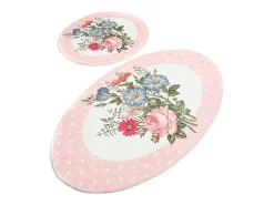 Alfombra De Baño|Ropa De Cama-Alfombra de baño Set (2 piezas) Coco DJT Multicolor
