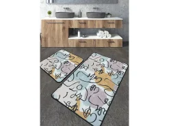 Alfombra de baño Set (2 piezas) Centum Multicolor