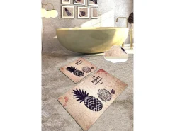 Alfombra De Baño|Ropa De Cama-Alfombra de baño Set (2 piezas) Ecuador Multicolor