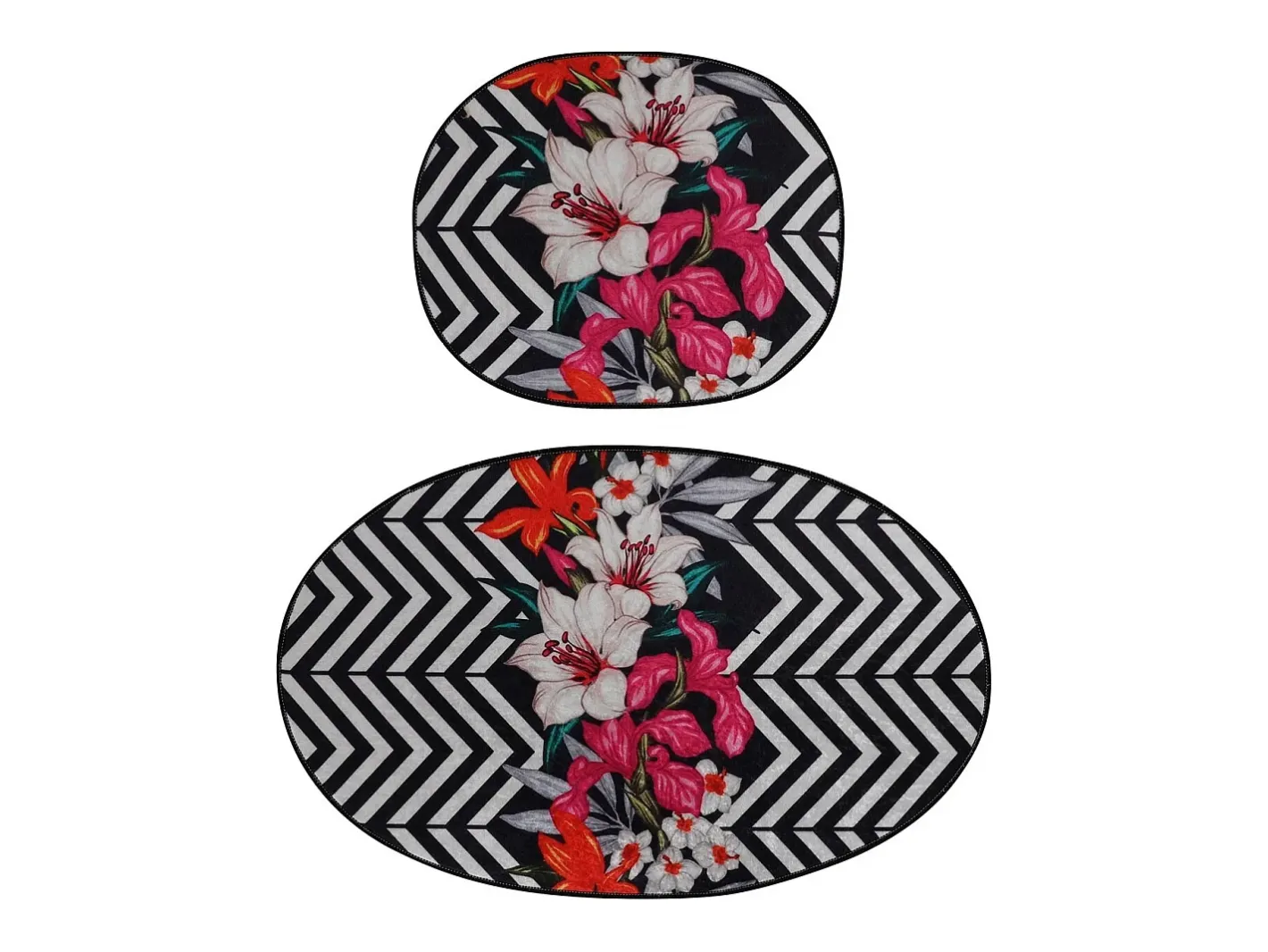 Discount Alfombra de baño Set (2 piezas) Marken Multicolor