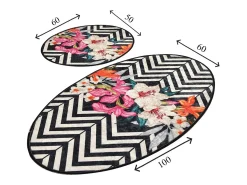 Discount Alfombra de baño Set (2 piezas) Marken Multicolor