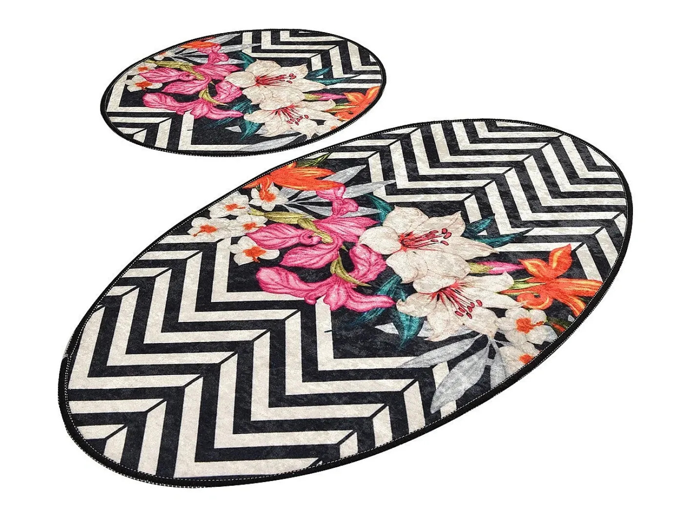 Discount Alfombra de baño Set (2 piezas) Marken Multicolor
