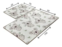 Alfombra de baño Set (2 piezas) Koala Multicolor