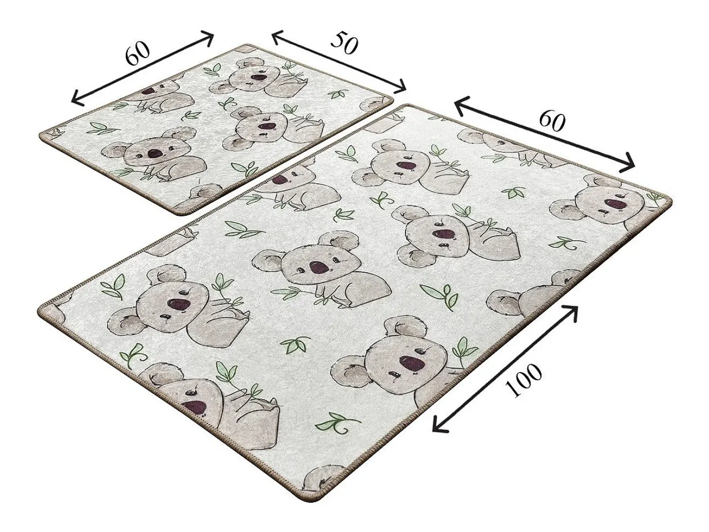 Alfombra de baño Set (2 piezas) Koala Multicolor