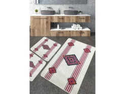 Alfombra De Baño|Ropa De Cama-Alfombra de baño Set (3 piezas) Meore Multicolor