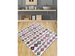 Discount Alfombra de baño Set (3 piezas) Raje Djt Multicolor