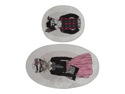 Clearance Alfombra de baño Set (2 piezas) Dude DJT Multicolor
