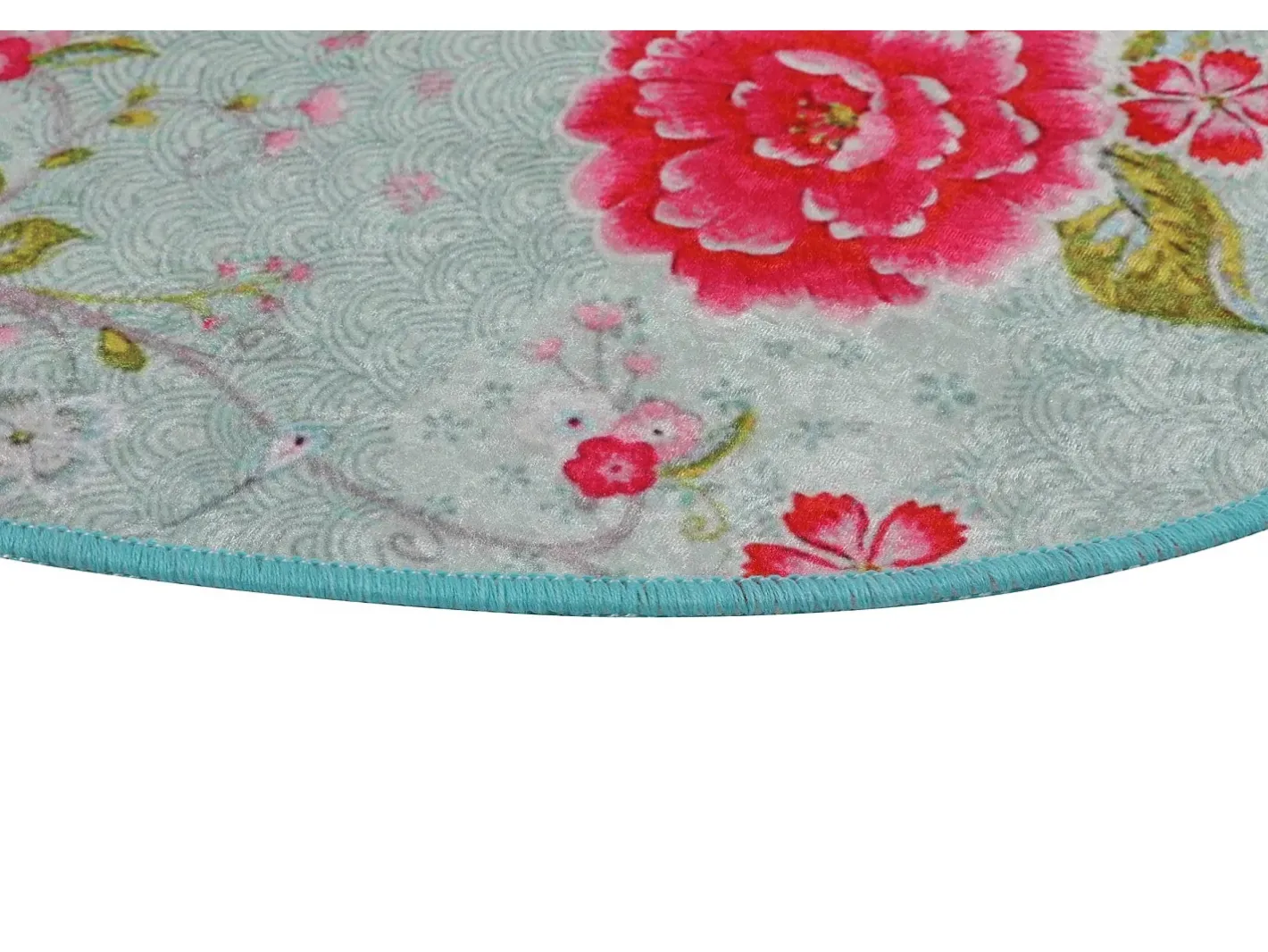 Online Alfombra de baño Set (2 piezas) Lara Oval Multicolor