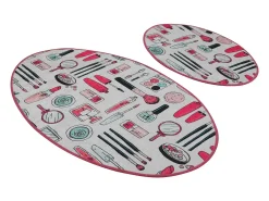 Sale Alfombra de baño Set (2 piezas) Make Up DJT Multicolor