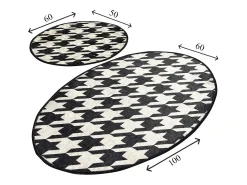 Alfombra de baño Set (2 piezas) Kazayagi Multicolor