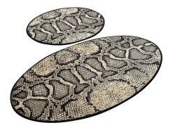 Alfombra De Baño|Ropa De Cama-Alfombra de baño Set (2 piezas) Snake DJT Multicolor