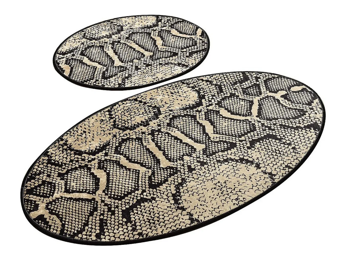 Alfombra De Baño|Ropa De Cama-Alfombra de baño Set (2 piezas) Snake DJT Multicolor