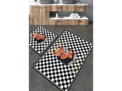 Alfombra De Baño|Ropa De Cama-Alfombra de baño Set (2 piezas) Newspaper Multicolor