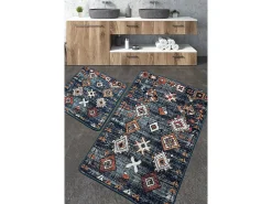 Hot Alfombra de baño Set (2 piezas) Ressal Multicolor