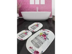 Best Alfombra de baño Set (3 piezas) Cage Djt Multicolor