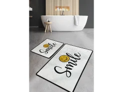 Alfombra De Baño|Ropa De Cama-Alfombra de baño Set (2 piezas) Smile Djt Multicolor