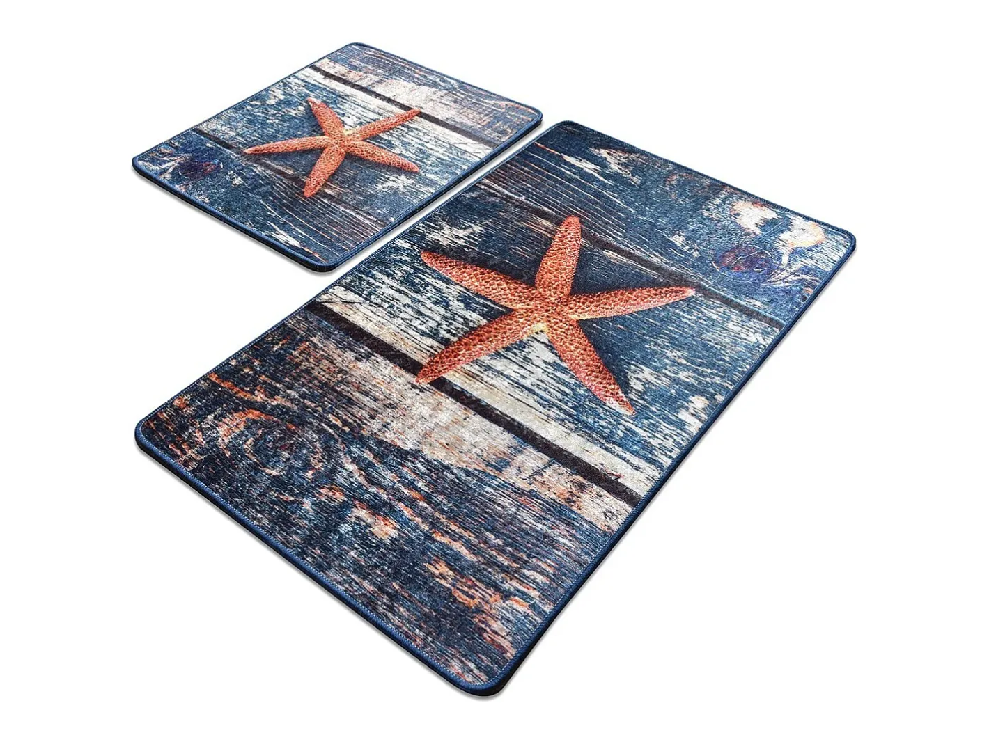 Alfombra de baño Set (2 piezas) Stella Marina Multicolor Hot