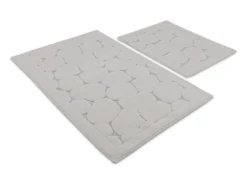 Sale Alfombra de baño Set (2 piezas) Lino Multicolor