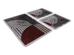Outlet Alfombra de baño Set (3 piezas) Morillo Multicolor