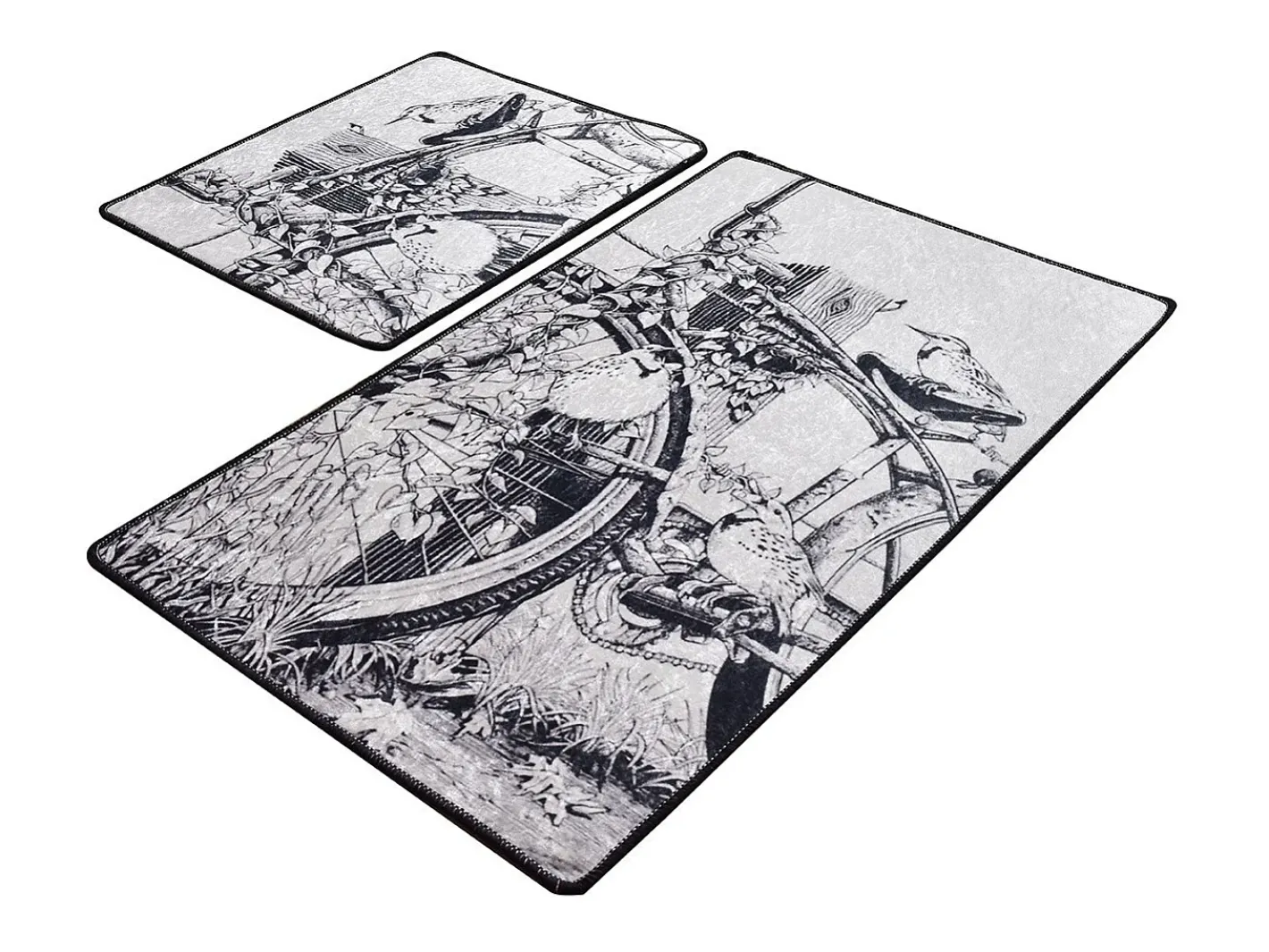 Alfombra de baño Set (2 piezas) Hand Draw Multicolor Best