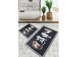 Alfombra De Baño|Ropa De Cama-Alfombra de baño Set (2 piezas) Meocon Multicolor