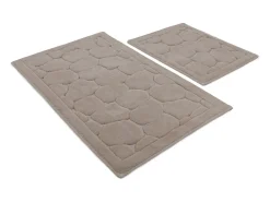 Alfombra de baño Set (2 piezas) Lino Multicolor Hot