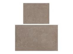 Alfombra de baño Set (2 piezas) Lino Multicolor Hot