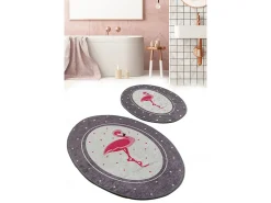 Alfombra De Baño|Ropa De Cama-Alfombra de baño Set (2 piezas) Chile Flamingo Multicolor
