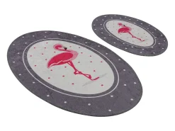 Alfombra De Baño|Ropa De Cama-Alfombra de baño Set (2 piezas) Chile Flamingo Multicolor