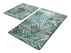 Alfombra de baño Set (2 piezas) Botany Multicolor Discount