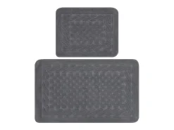 Alfombra De Baño|Ropa De Cama-Alfombra de baño Set (2 piezas) Bambi Cotton gris Multicolor