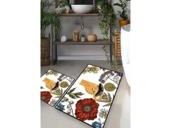 Alfombra de baño Set (2 piezas) Hennaed Cat Multicolor Online