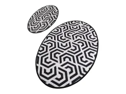 Alfombra de baño Set (2 piezas) Line DJT Multicolor Online