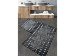 Alfombra De Baño|Ropa De Cama-Alfombra de baño Set (2 piezas) Geesle Multicolor