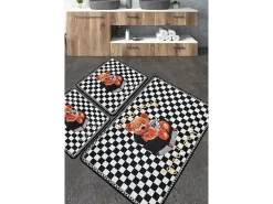 Alfombra de baño Set (3 piezas) Newspaper Multicolor Best