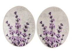 Alfombra De Baño|Ropa De Cama-Alfombra de baño Set (3 piezas) Lavender Multicolor