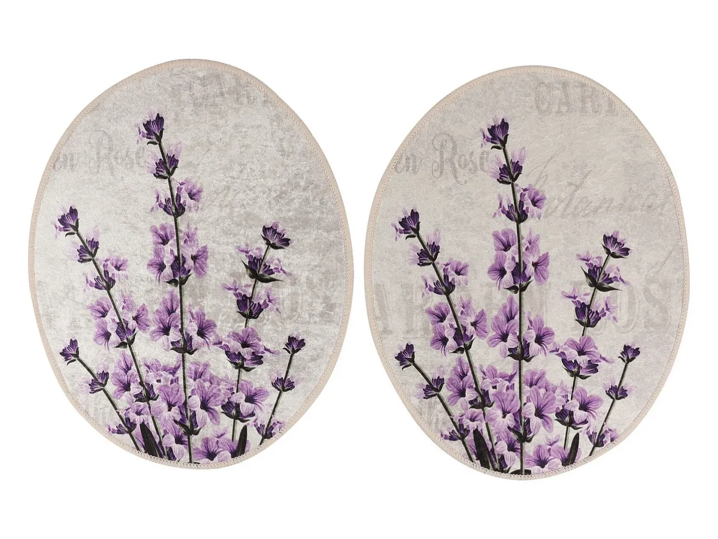 Alfombra De Baño|Ropa De Cama-Alfombra de baño Set (3 piezas) Lavender Multicolor