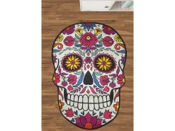 Online Alfombra de baño Skull Djt (150 x 200) Multicolor