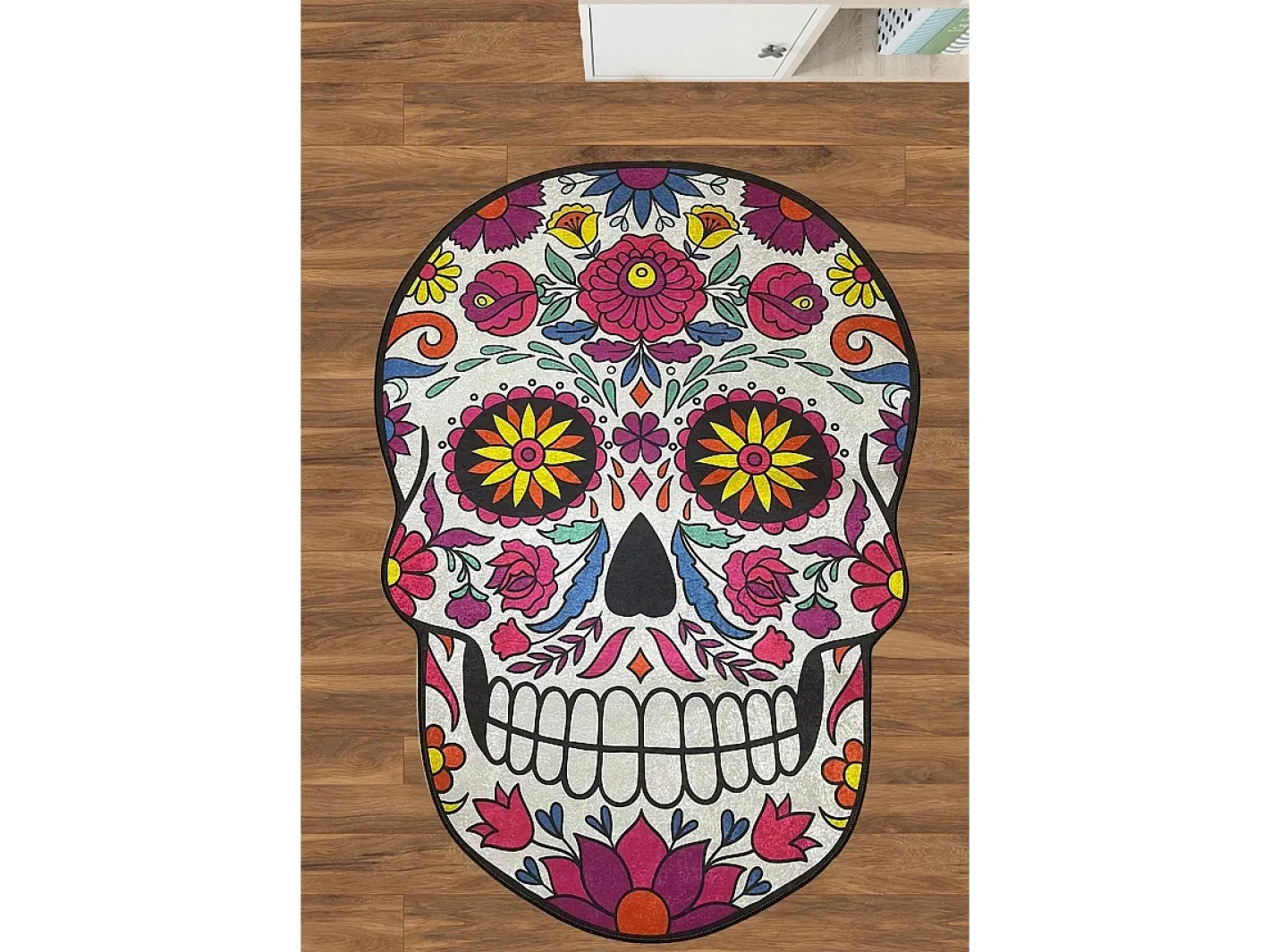 Alfombra de baño Skull Djt (100 x 150) Multicolor Outlet
