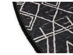Alfombra De Baño|Ropa De Cama-Alfombra de baño Straordinario Black Circle Djt 80 antracita negro blanco Multicolor