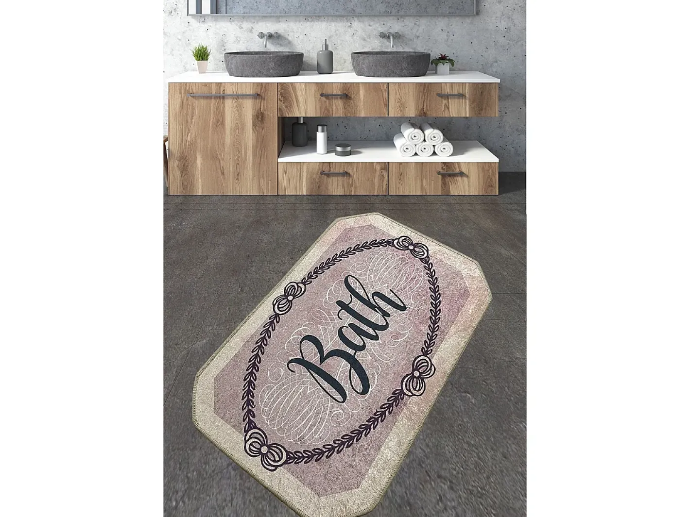 Alfombra de baño Voten Multicolor Online