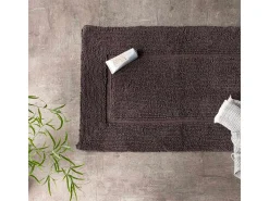 Outlet ebuy24 Alfombra de baño William 80x50cm . Gris