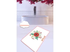 Alfombra de baño With Love (80 x 100) Multicolor Best