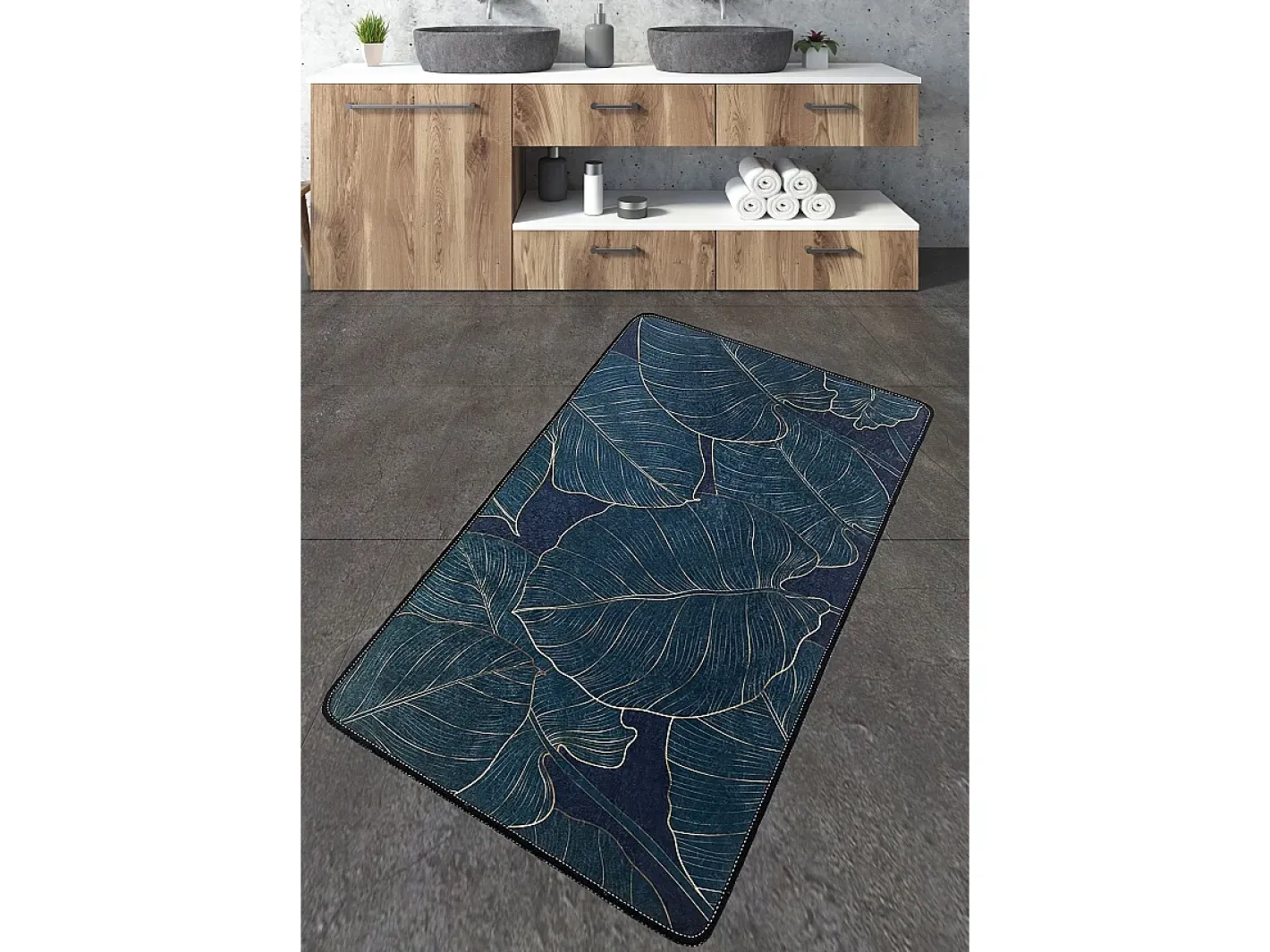 Alfombra de baño Zeleno Multicolor Outlet
