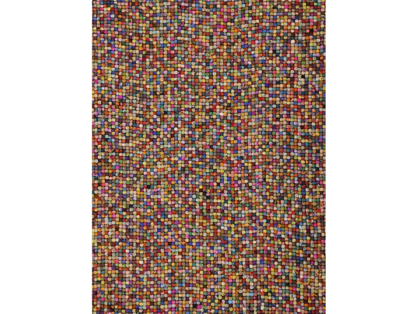 Alfombra De Salón-Alfombra de bolas de fieltro hecha a mano 70x140 cm Colorido Felty 2.2 Multicolor